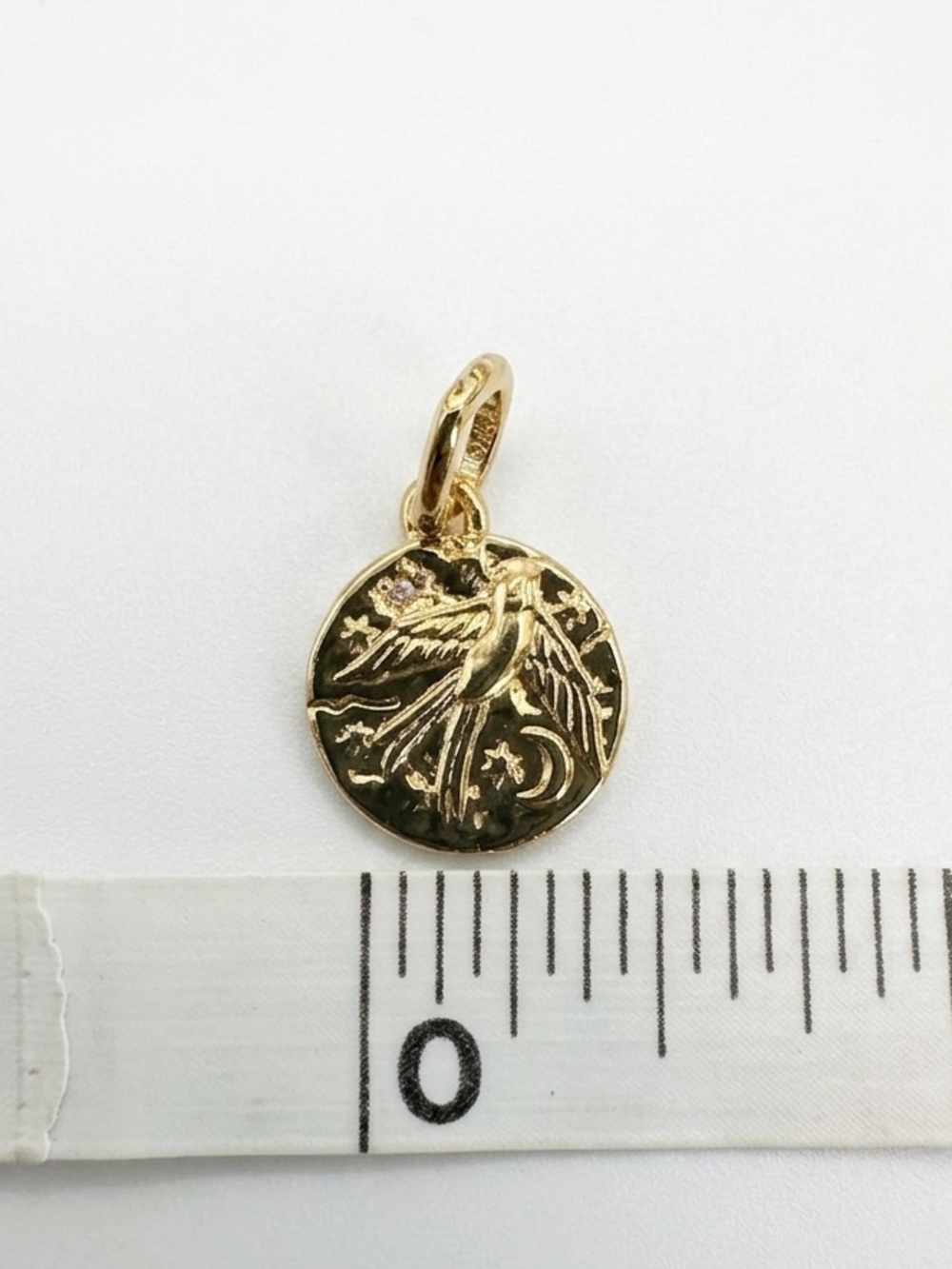 Swallow Medallion Charm - Picture 4 of 4